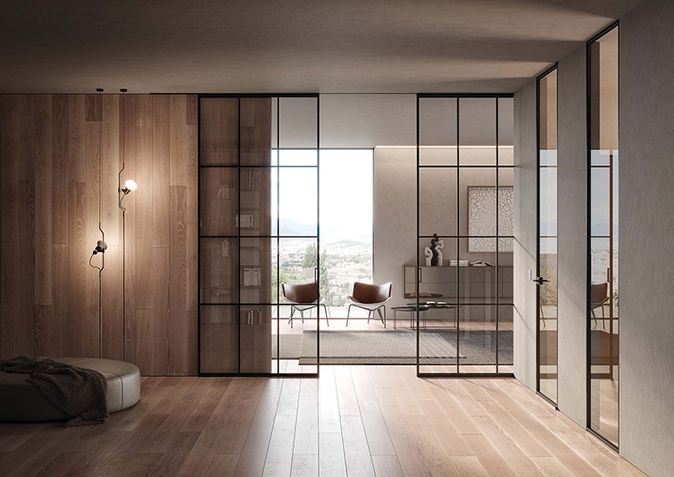 Internal Sliding Doors - Interior doors by Eleganza from the Luna range